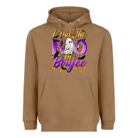 Toasted Coconut I Put The Boo In Boujee Heavyweight Hoodie - texasbilliewilder