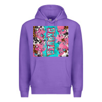 Purple breast cancer awareness strong Premium Hoodie - AdoDesignShop