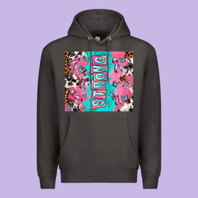 Breast Cancer Awareness Strong Premium Hoodie Designed By Adodesignshop