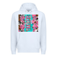 White breast cancer awareness strong Premium Hoodie - AdoDesignShop