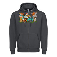 Smoke farm truck coffee cups Zipper Hoodie - texasbilliewilder