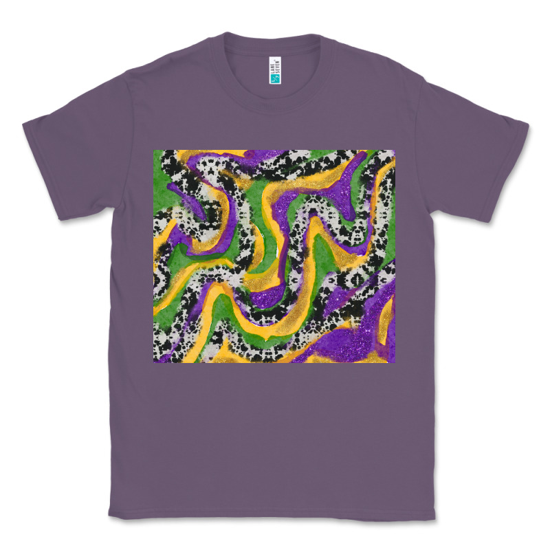 Mardi Gras Cowhide Classic Tee by RanaPortraitStore | Teevron