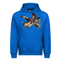 Cobalt Triceratops Horridus Face Urban Hoodie - LillyAllenDesigns