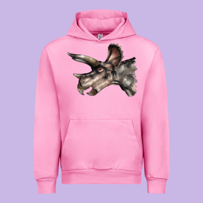 Triceratops Horridus Face Urban Hoodie Designed By Lillyallendesigns