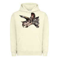 Pigment Pistachio Triceratops Horridus Face Urban Hoodie - LillyAllenDesigns