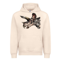 Sandshell Triceratops Horridus Face Urban Hoodie - LillyAllenDesigns