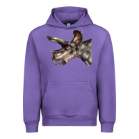 Tulip Triceratops Horridus Face Urban Hoodie - LillyAllenDesigns