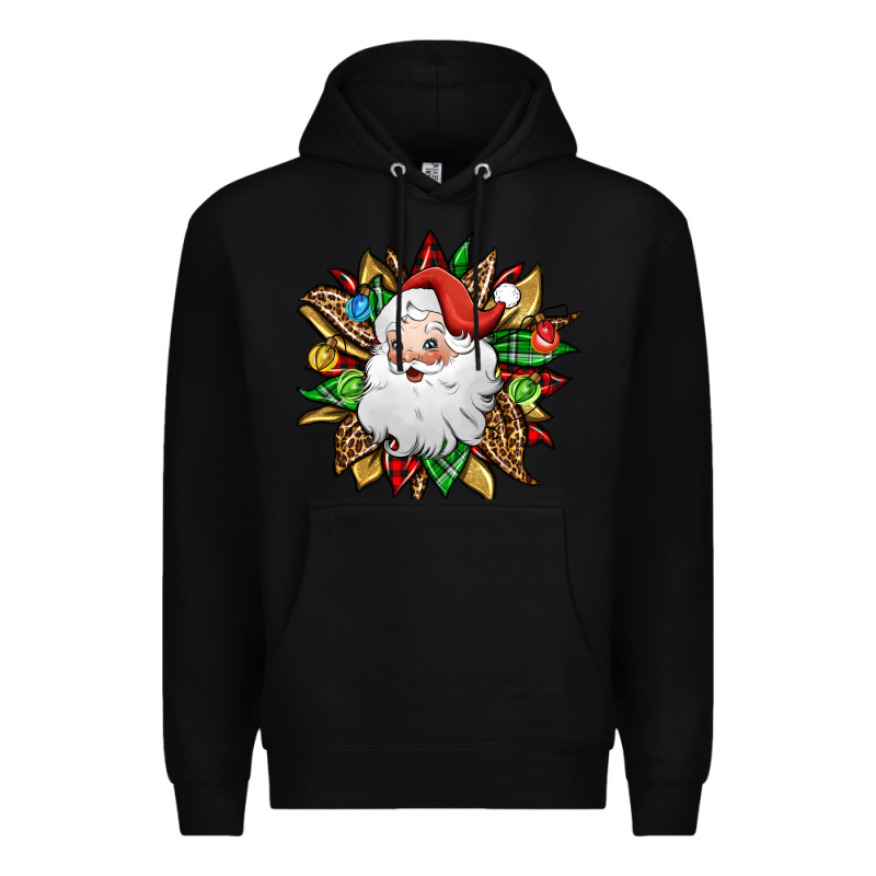 Santa Claus Sunflower Premium Hoodie by Jasminsmagicworld | Teevron