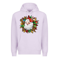 Lilac santa claus sunflower Premium Hoodie - Jasminsmagicworld