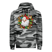 Slate Camo santa claus sunflower Premium Hoodie - Jasminsmagicworld