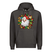 Smoke santa claus sunflower Premium Hoodie - Jasminsmagicworld
