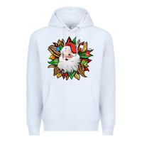 White santa claus sunflower Premium Hoodie - Jasminsmagicworld