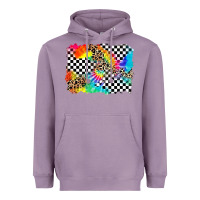Lavender race leopard tie dye background Heavyweight Hoodie - Zillion Design Studio