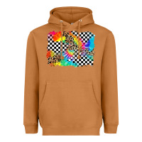 Meerkat race leopard tie dye background Heavyweight Hoodie - Zillion Design Studio