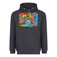 Smoke race leopard tie dye background Heavyweight Hoodie - Zillion Design Studio