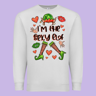 Im The Sexy Elf Premium Sweatshirt Designed By Fadigitalartstudio