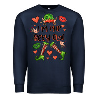 Navy im the sexy elf Premium Sweatshirt - FaDigitalArtStudio