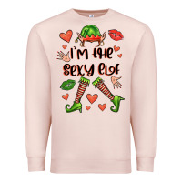 Pale Pink im the sexy elf Premium Sweatshirt - FaDigitalArtStudio