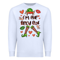 White im the sexy elf Premium Sweatshirt - FaDigitalArtStudio