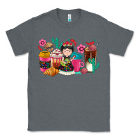 Charcoal Heather But first cafecito y chismecito Classic Tee - RanaPortraitStore