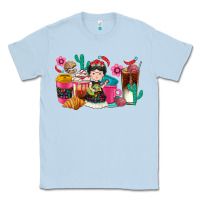 Dusty Blue But first cafecito y chismecito Classic Tee - RanaPortraitStore