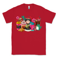 Red But first cafecito y chismecito Classic Tee - RanaPortraitStore