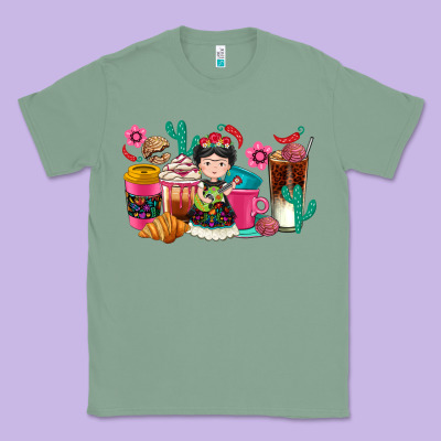 But First Cafecito Y Chismecito Classic Tee Designed By Ranaportraitstore