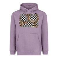 Lavender race leopard background Heavyweight Hoodie - Zillion Design Studio