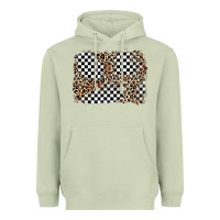 Matcha race leopard background Heavyweight Hoodie - Zillion Design Studio