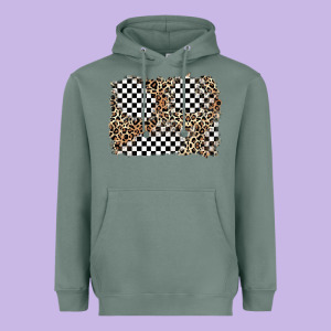Race Leopard Background Heavyweight Hoodie Designed By Zillion Design Studio
