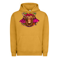 Pigment Peanut Butter halloween highland cow horseshoe Urban Hoodie - Jasminsmagicworld