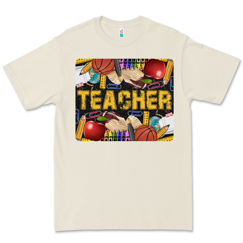 Western Teacher Black And Glitter Premium Tee by LillyAllenDesigns | Teevron