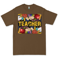 Cacao Western Teacher Black And Glitter Premium Tee - LillyAllenDesigns