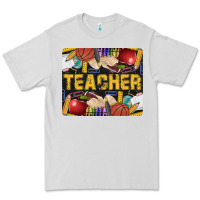 Dove Grey Western Teacher Black And Glitter Premium Tee - LillyAllenDesigns