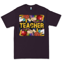 Plum Western Teacher Black And Glitter Premium Tee - LillyAllenDesigns