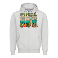 Dove Grey fifth wheel camper Zipper Hoodie - texasbilliewilder