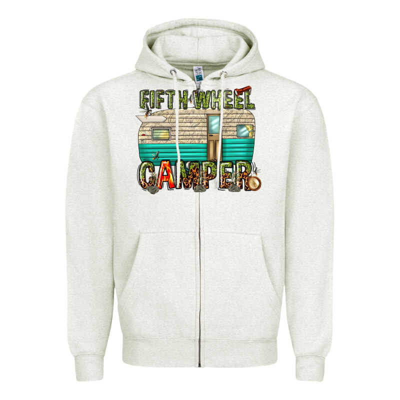 Fifth Wheel Camper Zipper Hoodie by texasbilliewilder | Teevron