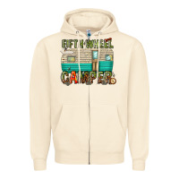 Sandshell fifth wheel camper Zipper Hoodie - texasbilliewilder
