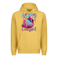 Antique Gold disco cowgirl Premium Hoodie - NancyCooperArtShop
