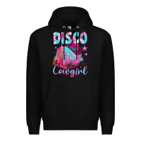 Black disco cowgirl Premium Hoodie - NancyCooperArtShop