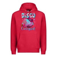 Cardinal disco cowgirl Premium Hoodie - NancyCooperArtShop
