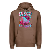 Chestnut disco cowgirl Premium Hoodie - NancyCooperArtShop