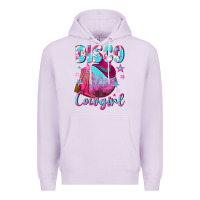 Lilac disco cowgirl Premium Hoodie - NancyCooperArtShop