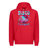 Red disco cowgirl Premium Hoodie - NancyCooperArtShop