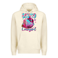 Sandshell disco cowgirl Premium Hoodie - NancyCooperArtShop