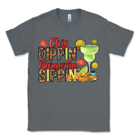 Charcoal Heather Chip dippin' margarita sippin' Classic Tee - RanaPortraitStore