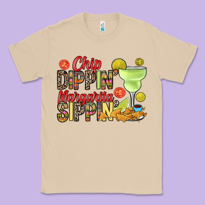Chip Dippin' Margarita Sippin' Classic Tee Designed By Ranaportraitstore