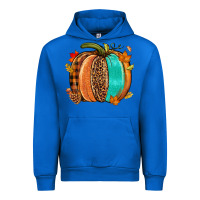 Cobalt Fall leopard pumpkin Urban Hoodie - NancyCooperArtShop