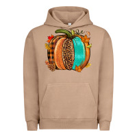 Pigment Burro Fall leopard pumpkin Urban Hoodie - NancyCooperArtShop