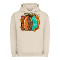 Pigment French Oak Fall leopard pumpkin Urban Hoodie - NancyCooperArtShop